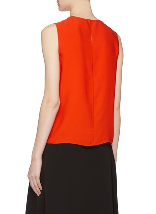 Back View - Click To Enlarge - THEORY - 'Continuous' silk sleeveless top