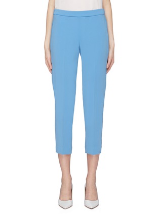 Main View - Click To Enlarge - THEORY - 'Basic Pull On' slim fit crepe pants