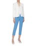 Figure View - Click To Enlarge - THEORY - 'Basic Pull On' slim fit crepe pants