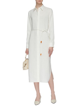 Figure View - Click To Enlarge - THEORY - Rope tie shirt dress