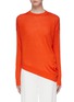 Main View - Click To Enlarge - THEORY - Asymmetric twist hem sweater