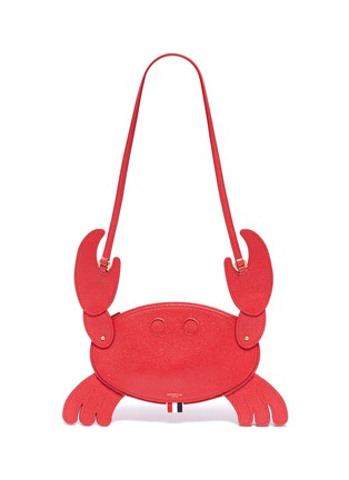 Main View - Click To Enlarge - THOM BROWNE  - Leather crab crossbody bag