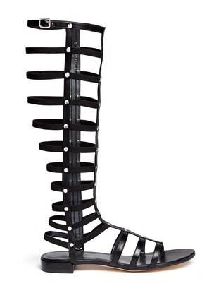 Main View - Click To Enlarge - STUART WEITZMAN - 'Gladiator' knee high caged sandals