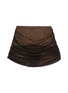 Main View - Click To Enlarge - NORMA KAMALI - 'Bill' mesh overlay ruched skirt overlay bikini bottoms