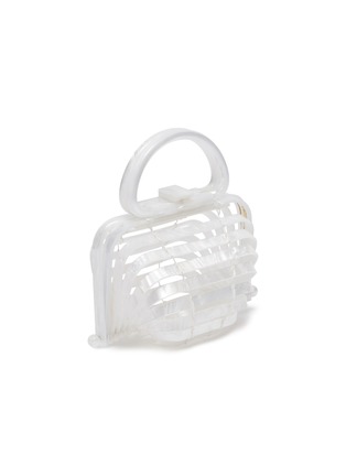 Detail View - Click To Enlarge - CULT GAIA - 'Acrylic Lilleth' small caged sculptural clutch