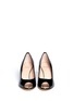Figure View - Click To Enlarge - STUART WEITZMAN - 'Loire' perforated panel wedge pumps