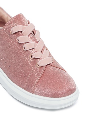 Detail View - Click To Enlarge - WINK - 'Popcorn' strass collar glitter kids sneakers