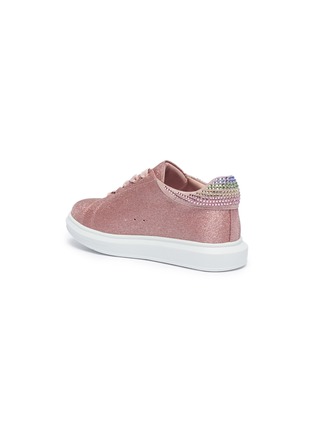 Detail View - Click To Enlarge - WINK - 'Popcorn' strass collar glitter kids sneakers