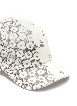 Detail View - Click To Enlarge - SMFK - 'Not For Sale' star doodle print patchwork baseball cap