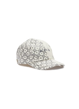 Main View - Click To Enlarge - SMFK - 'Not For Sale' star doodle print patchwork baseball cap