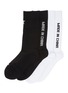 Main View - Click To Enlarge - SMFK - 'Made in China' slogan jacquard socks 2-pack set