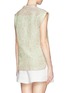 Back View - Click To Enlarge - J.CREW - Collection iridescent rose top