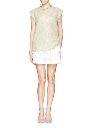Figure View - Click To Enlarge - J.CREW - Collection iridescent rose top