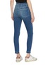 Back View - Click To Enlarge - FRAME - 'Ali' let-out cuff skinny jeans