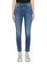 Main View - Click To Enlarge - FRAME - 'Ali' let-out cuff skinny jeans