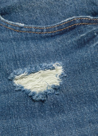  - FRAME - 'Le Vintage' frayed cuff ripped denim Bermuda shorts
