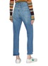 Back View - Click To Enlarge - FRAME - 'Le Pegged' ripped straight leg jeans