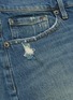  - FRAME - 'Le Vintage' raw cuff ripped denim shorts