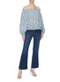 Figure View - Click To Enlarge - FRAME - 'Le Bardot' cropped flared jeans