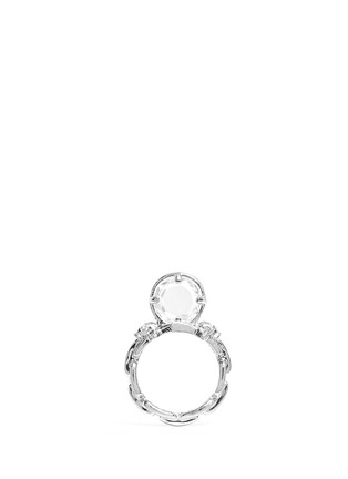 Main View - Click To Enlarge - ALEXANDER MCQUEEN - Spinal cord crystal ring