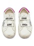 Figure View - Click To Enlarge - GOLDEN GOOSE - 'Old School' leather toddler sneakers