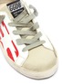 Detail View - Click To Enlarge - GOLDEN GOOSE - 'Superstar' flag print leather toddler sneakers