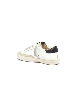 Detail View - Click To Enlarge - GOLDEN GOOSE - 'Superstar' flag print leather toddler sneakers