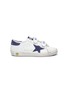 Main View - Click To Enlarge - GOLDEN GOOSE - 'Old School' leather kids sneakers