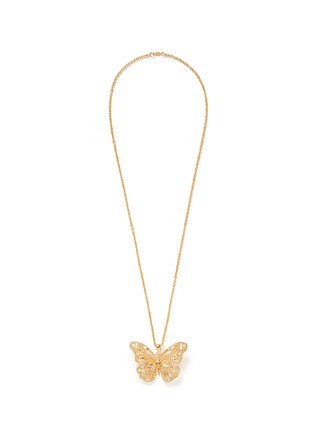 Main View - Click To Enlarge - ALEXANDER MCQUEEN - Butterfly skull necklace