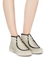 Figure View - Click To Enlarge - 3.1 PHILLIP LIM - 'Lela' vulcanised outsole lace-up ankle boots