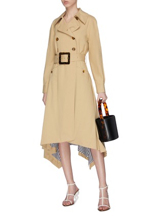 Figure View - Click To Enlarge - STAUD - 'Tati' belted handkerchief trench coat