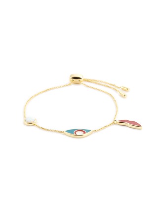 Main View - Click To Enlarge - OOAK - Opal charm bracelet