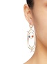 Figure View - Click To Enlarge - OOAK - 'Smile' single drop earring