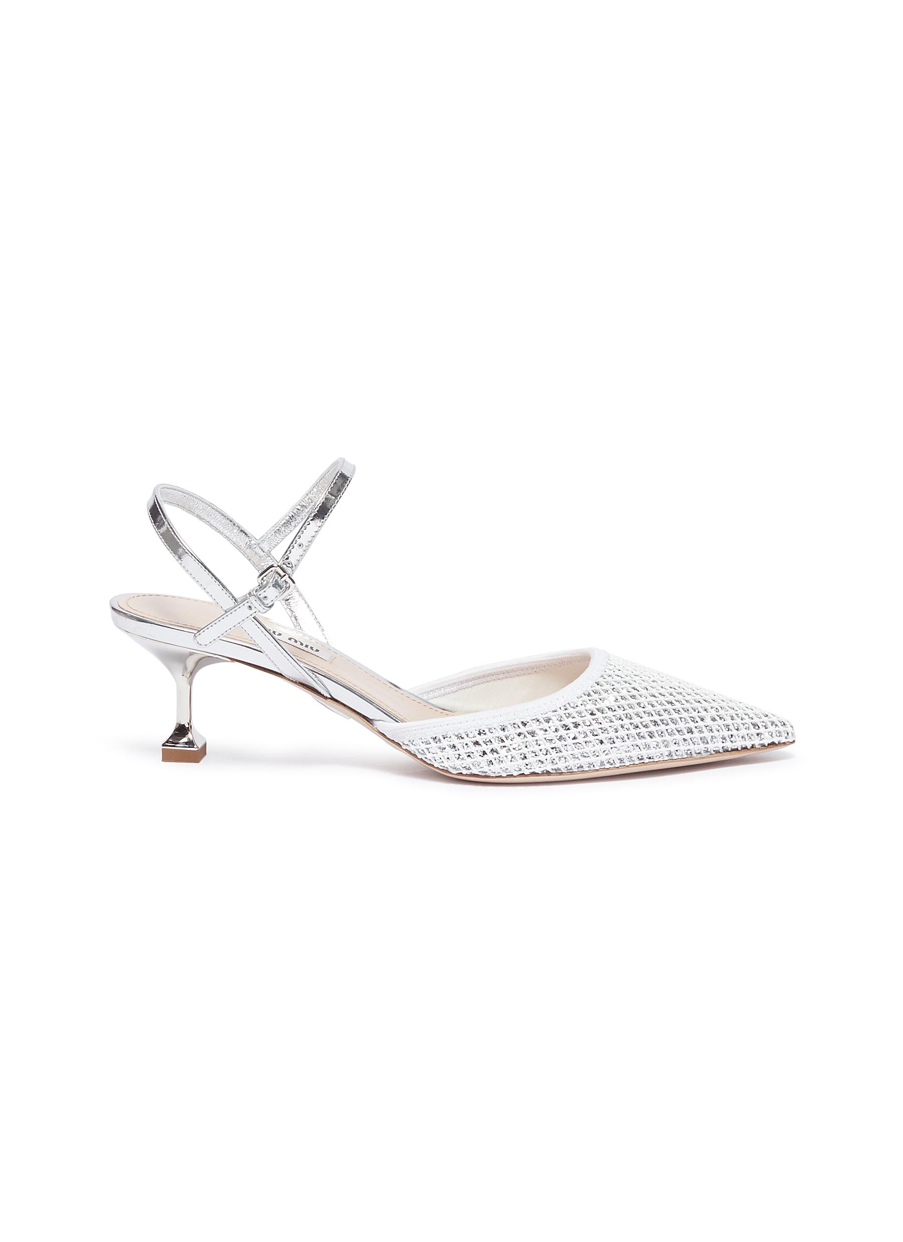 miu miu glitter pumps