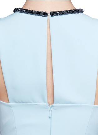 Detail View - Click To Enlarge - WHISTLES - 'Clara' bead neckline dress