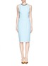 Main View - Click To Enlarge - WHISTLES - 'Clara' bead neckline dress