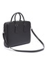 Detail View - Click To Enlarge - PRADA - Logo plate saffiano leather briefcase