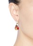 Figure View - Click To Enlarge - KENNETH JAY LANE - Enamel ladybird drop earrings