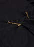  - AKIRA NAKA - Chain tacked drape panel cotton-silk shirt