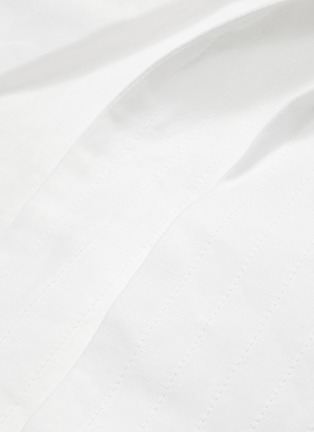 Detail View - Click To Enlarge - AKIRA NAKA - Belted back one-shoulder origami wrap dress