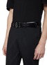 Figure View - Click To Enlarge - PRADA - Reversible leather belt