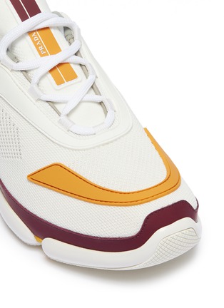 Detail View - Click To Enlarge - PRADA - 'Cloudbust' colourblock panelled sneakers
