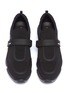 Detail View - Click To Enlarge - PRADA - 'Cloudbust' textile hook-and-loop strap panelled sneakers