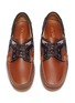 Detail View - Click To Enlarge - PRADA - Leather deck shoes
