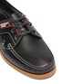 Detail View - Click To Enlarge - PRADA - Leather deck shoes