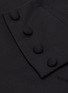 Detail View - Click To Enlarge - MATÉRIEL - Detachable wool corset belt silk handkerchief slip dress
