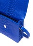 Detail View - Click To Enlarge - GELAREH MIZRAHI - Python leather mini top handle bag