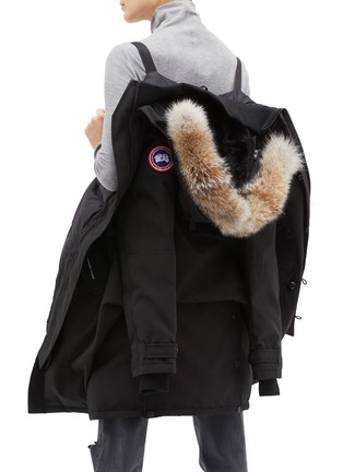 Detail View - Click To Enlarge - CANADA GOOSE - 'Kensington' coyote fur hooded down parka
