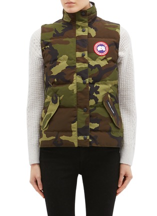 Main View - Click To Enlarge - CANADA GOOSE - 'Freestyle' camouflage print down puffer vest