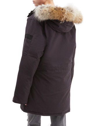 Back View - Click To Enlarge - CANADA GOOSE - 'Expedition' coyote fur hooded down parka
